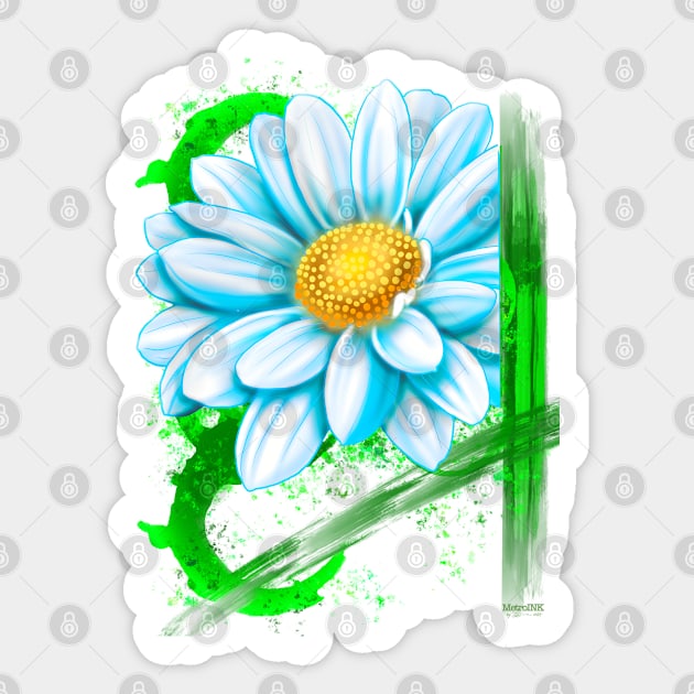 Springing up Daisies Sticker by MetroInk